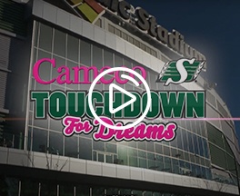 Cameco Touchdown for Dreams Behind the Scenes at the Pink Game