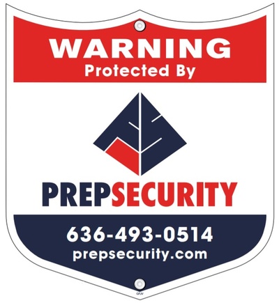 Custom Shield Security Sign by Prep Security