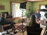 Interview of a person at his home recorded by Merlin Productions LLC videographers