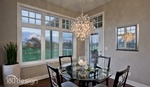 Luxury Chandelier Placed Above Dining Table - Kitchen by Canadian Staging Professional at 180 Design