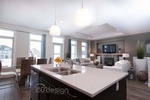 Modern Living Room Interior Design Winnipeg by 180 Design