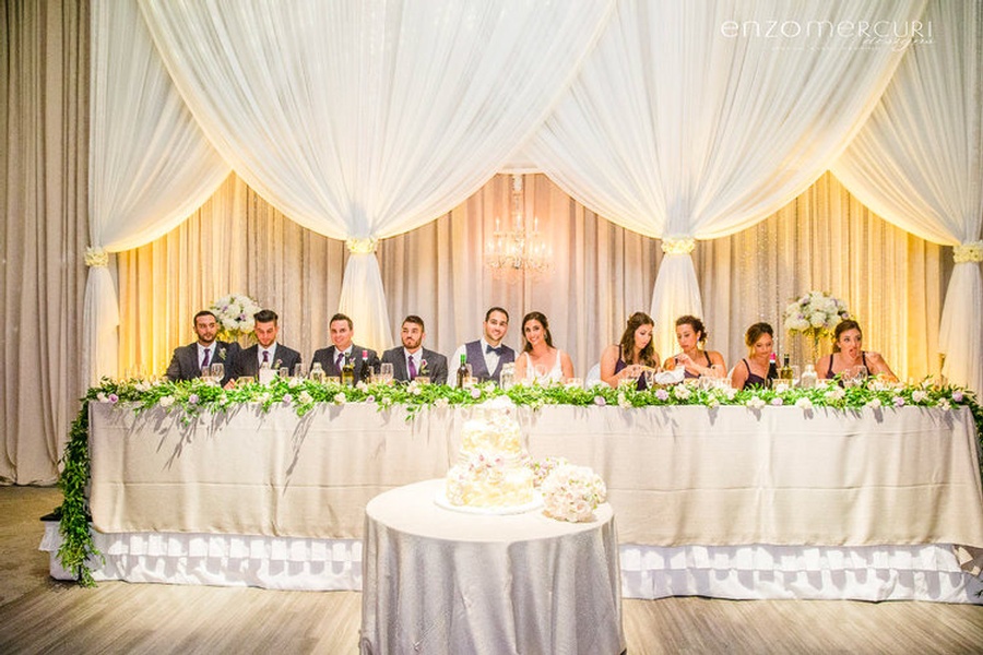 Wedding Reception Backdrop by Enzo Mercuri Designs Inc. - Event Decor Company North York