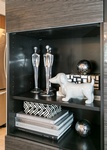 Decorative Accents on Shelf - Custom Millwork Ottawa by BEAULIEU DESIGN
