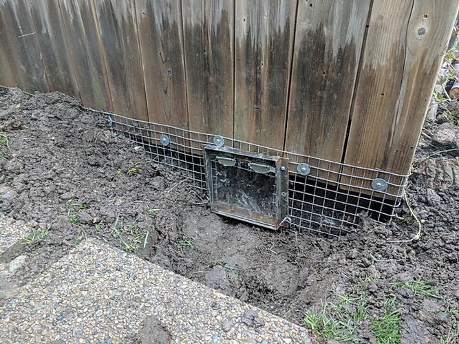Mesh Installed to block the Passage for Possum - Possum Removal Brampton by Wildlife Damage Protection Services