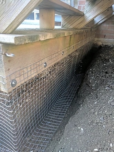 Wire Mesh Protection by Wildlife Damage Protection Services - Skunk Removal Services Brampton