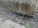 Loose Soil Sunk Prevention Set Up by Wildlife Damage Protection Services - Skunk Removal Services Toronto