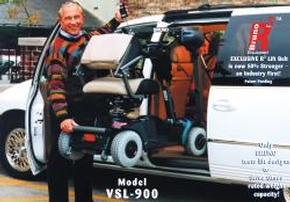 Model VSL-900 Scooter-Lift II Vehicle Lift by Access Options Inc - Bruno Scooter Lifts Santa Cruz