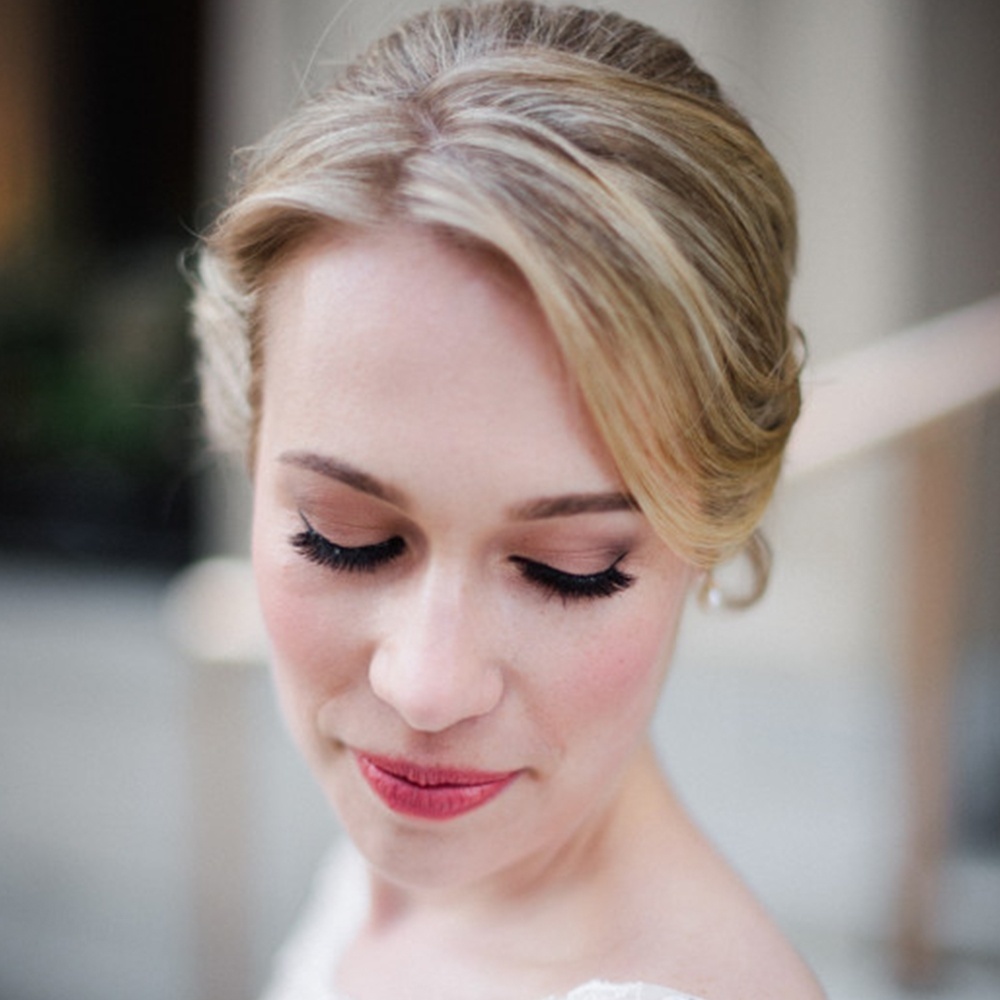 Wedding Hairstyle for Lindsay by Wedding Hair Stylist Toronto at Michael Fels Beauty