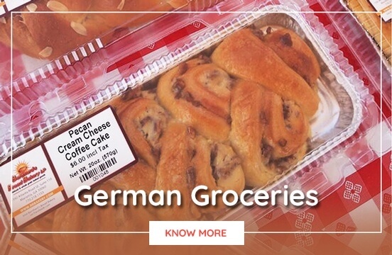 German Groceries at Bernhard German Bakery and Deli