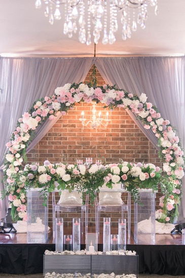 Elegant Wedding Stage Decorations Toronto by Design Mantraa-Decor and Florals