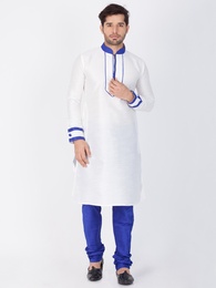 White Cotton Kurta Pajama