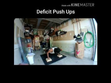 Deficit Push Ups by Personal Trainer Orangeville at Train Smart Fitness & Health