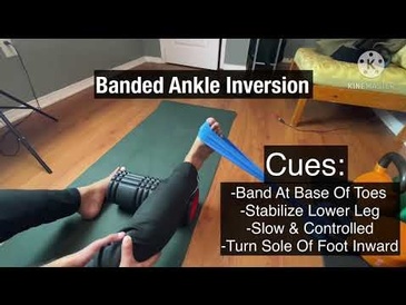 Exercises for Tight, Stiff or Immobile Ankles - Resistance Band Eversion & Inversion