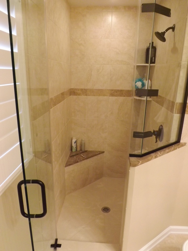 Contemporary Shower Room Design by Luxury Kitchen Bath Express - Bathroom Remodeling Raleigh