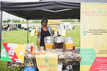 Merging Caribbean Flavours with Traditional Bubble Tea at Durham Carifest - Food Festival Ajax Downs 