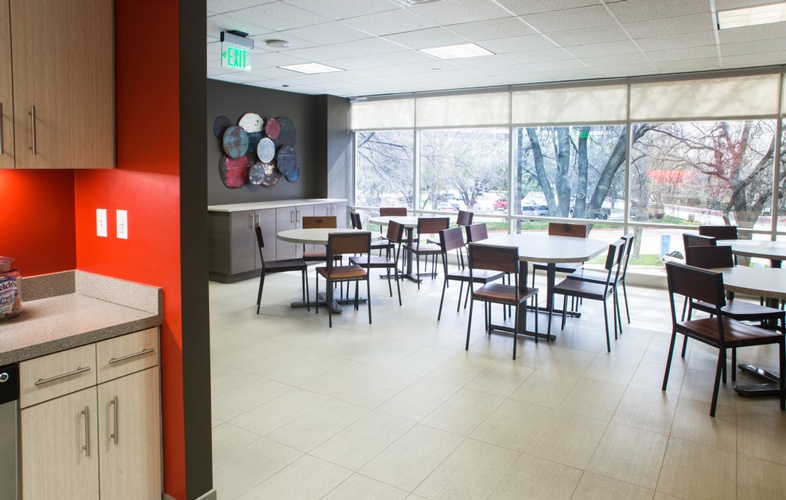 Commercial Cafeteria Design by Jodell Clarke Designs LLC - Luxury Interior Stylist in Dallas