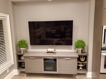 TV Wall Units by Advanced Design Kitchens - Media Room Renovation