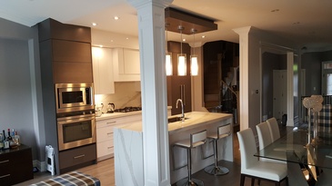 Open Concept Kitchen by Advanced Design Kitchens - Kitchen Remodelling Services East York