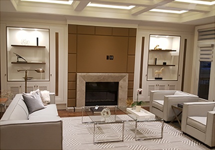 Furnished Living Room - Renovation Services by Advanced Design Kitchens in North York