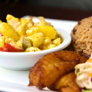 Mouthwatering Jamaican cuisine made with fresh and flavorful ingredients at Scotthill Caribbean Cuisine