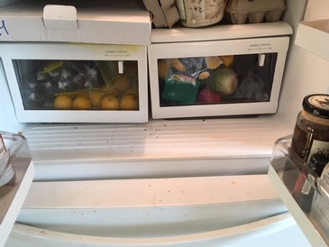 Before Cleaning Refrigerator by Residential Cleaning Company in Brooks & Medicine Hat, AB - JAG Cleaning Services Ltd.