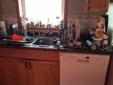Look into Types of Messes We Tackle - Before Cleaning Messed Residential Kitchen by JAG Cleaning Services Ltd.