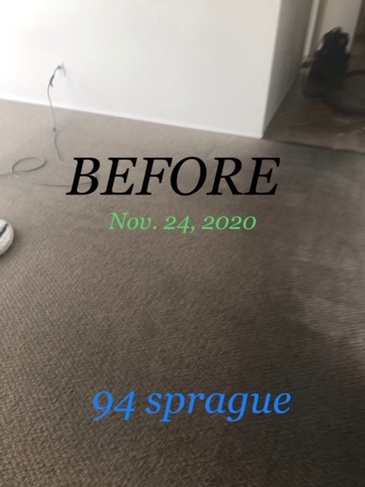 Before Cleaning Area Carpet at Sprague Apartments by Best Cleaning Company - JAG Cleaning Services Ltd.