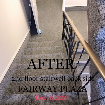 Stairwell Carpet Cleaning Services by Best Cleaners at Professional Cleaning Company - JAG Cleaning Services Ltd.