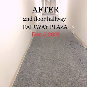 After Cleaning Hallway Carpet at Fairway Plaza Apartments by Top Cleaners Best Cleaning Company - JAG Cleaning Services Ltd.