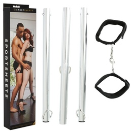 Expandable Spreader Bar And Cuff Set at Sex Toy Store Canada, The Love Boutique