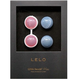 Lelo Luna Beads, Pink And Blue, MINI at Sex Toy Store Canada, The Love Boutique