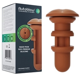 Autoblow AI Replacement Sleeve, Anus, Brown at Online Sex Store, The Love Boutique