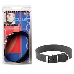 Leather Double Strap Collar, Black at Online Sex Store, The Love Boutique