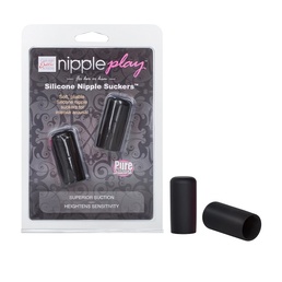 Nipple Play Silicone Nipple Suckers, Black at Online Sex Store, The Love Boutique