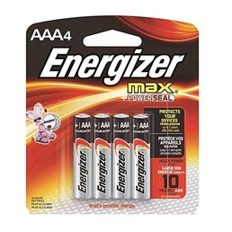 AAA Energizer Max Battery, 4pk at The Love Boutique, Adult Store Online