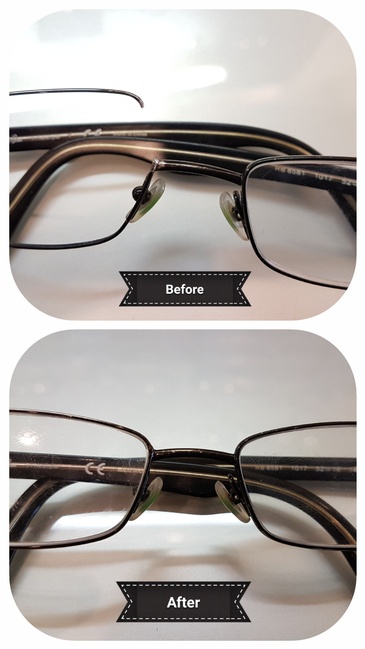 Broken Eye Rim Repair Services Burnaby by Hannam Optical Inc. - Eyeglass Repair Store