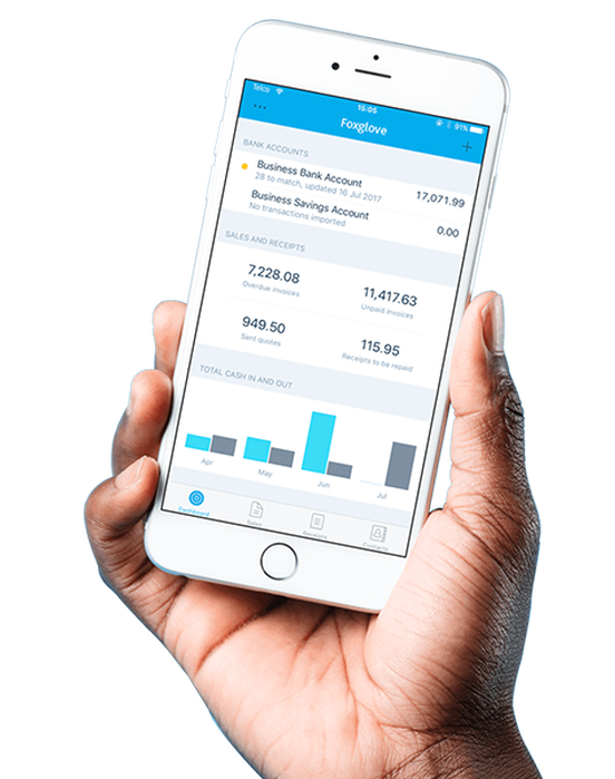 xero cloud accounting mobile app