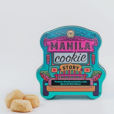 Manila Cookie Story - 케소 데 볼라 치즈 베이비 바이트