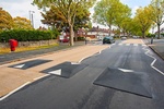 Speed Cushions near Pathways - Traffic Calming Products - Transportation Solutions and Lighting, Inc