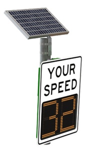 12″ Radar Speed Solar Sign - Radar Speed Signs - Transportation Solutions and Lighting, Inc