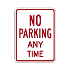 R7- No Parking Any Time - MUTCD SIGNS Florida - Transportation Solutions and Lighting, Inc