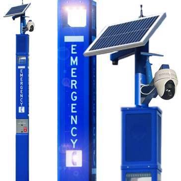 Blue Light Emergency Phone Towers System Supplier Florida - Transportation Solutions and Lighting, Inc.