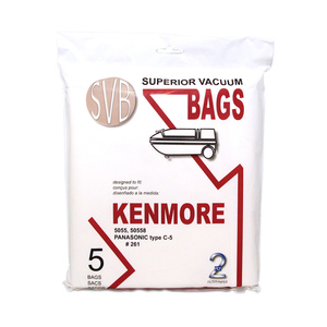 Kenmore/SVB - Kenmore 261 Canister Vacuum Bags 5 Pack