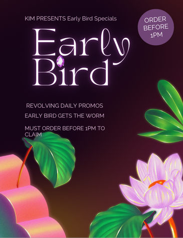 EARLY BIRD SPECIAL