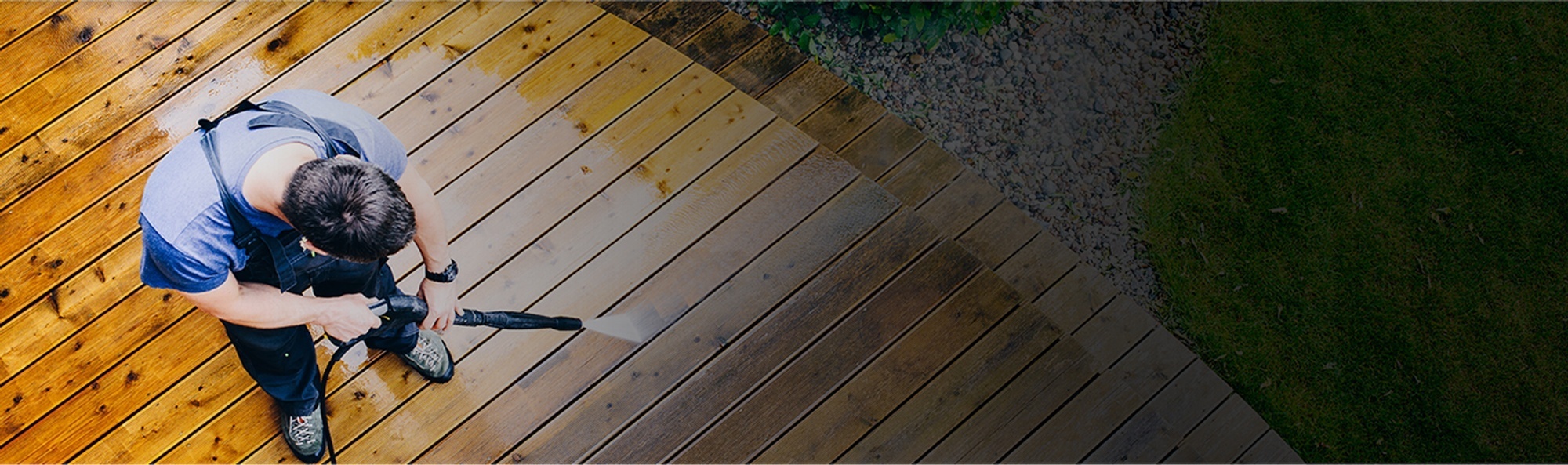 Deck Pressure Washing by Vancouver Pressure Washing Company - Groundwork Construction Cleaning  