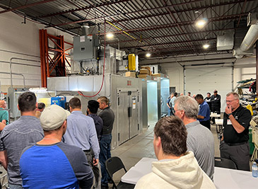 State of the Art Training Centre - We don't just tell you how it works, we show you. We have the most comprehensive industrial paint equipment demo centre in Canada.