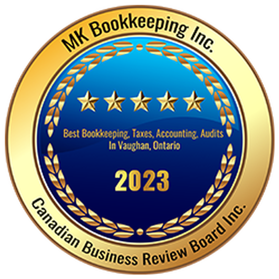 2023 CBRB Inc. MK Bookkeeping Inc. Award Badge