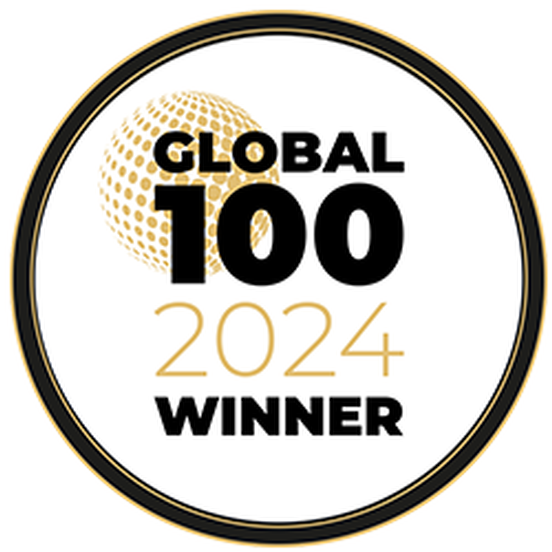 global 100 2024 awards logo
