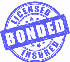 licensed, bonded, and insured