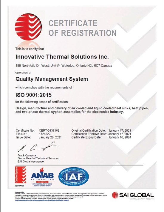 Thermal Management Products Guelph